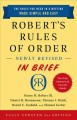 Go to record Robert's Rules of order, newly revised in brief : updated ...