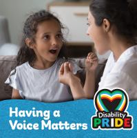 Having a voice matters