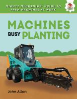 Machines busy planting
