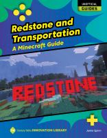 Redstone and transportation : a Minecraft guide