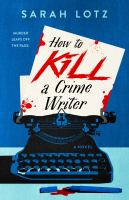 How to kill a crime writer