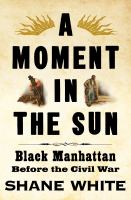 A moment in the sun : Black Manhattan before the Civil War