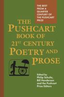 The Pushcart book of twenty-first century poetry and prose