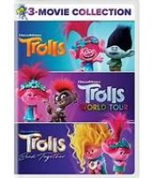 Trolls 3 movie collection : Trolls ; Trolls world tour ; Trolls band together