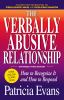 Go to record The verbally abusive relationship : how to recognize it an...
