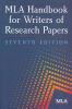 Go to record MLA handbook for writers of research papers.