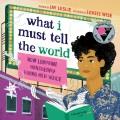 Go to record What I must tell the world : how Lorraine Hansberry found ...