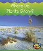 Go to record Where do plants grow?
